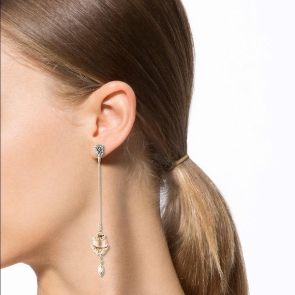 Alexis Bittar Pearl and Crystal Drop Earrings - Picture 6 of 6